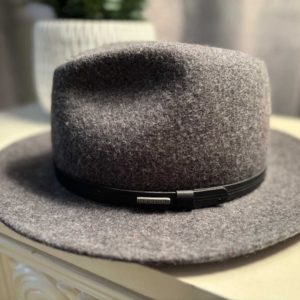 Women’s Stetson Charcoal Wool Fedora